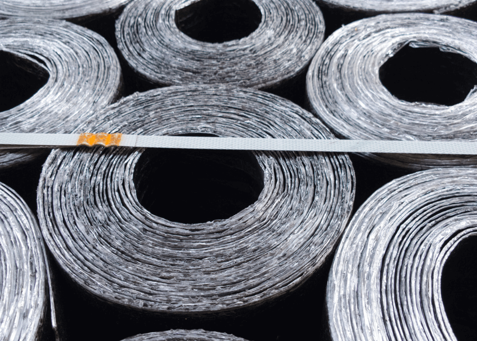 Rolls of roofing membrane