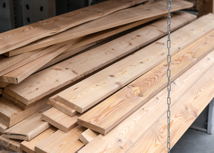 Timber planks and framing