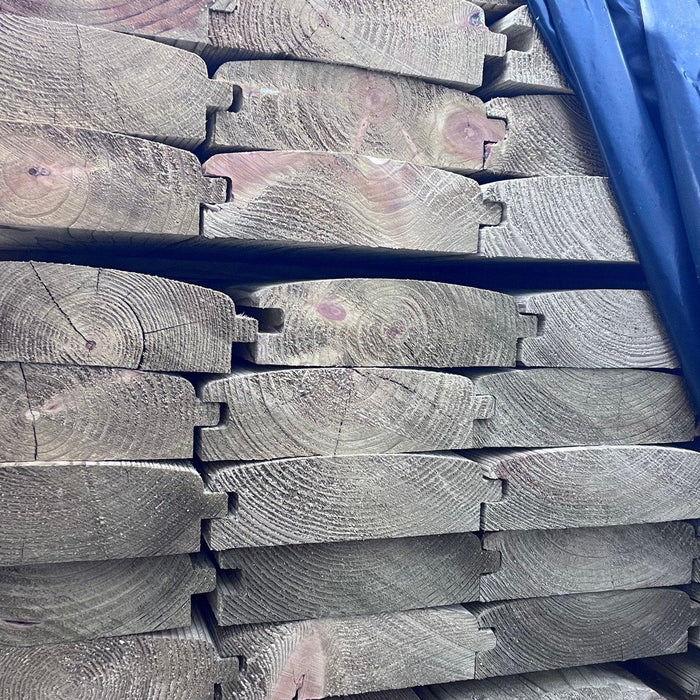 32x125 Tanalised Treated Loglap Cladding
