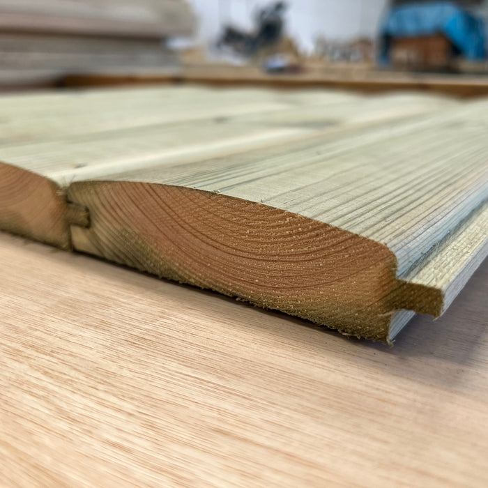 38x125 Tanalised Treated Loglap Cladding
