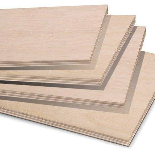 Hardwood Faced Plywood - 8x4ft Sheets - 18mm