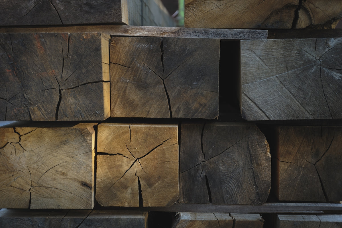 close up photography of wood lumbers