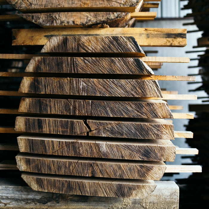 pile of wood slices