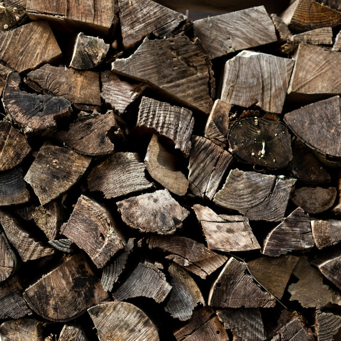 brown and black firewood stack