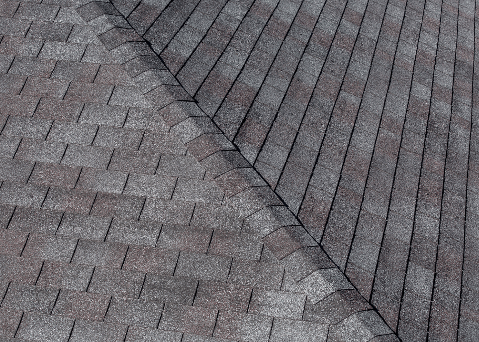 Roof With black Shingles