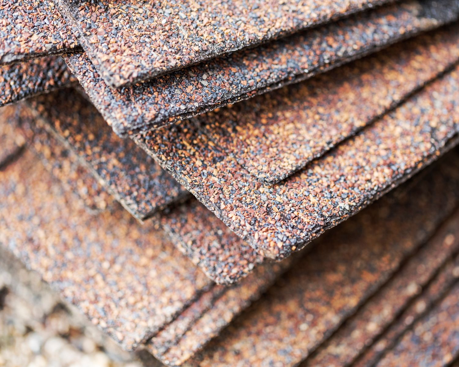 Roof shingles for a shed