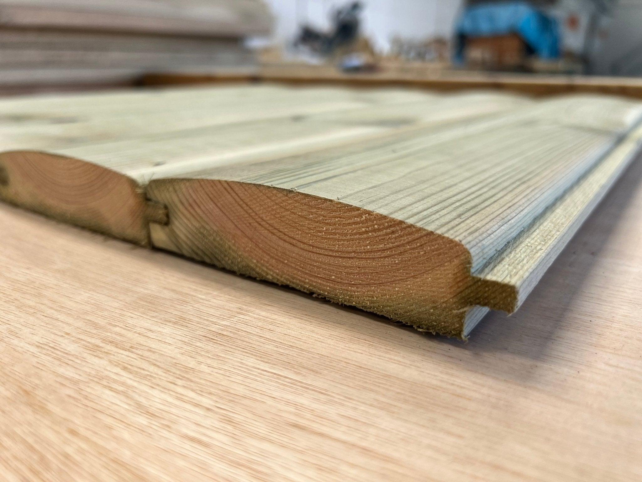 32x125 Tanalised Treated Loglap Cladding - Timber DIY - Timber Claddings