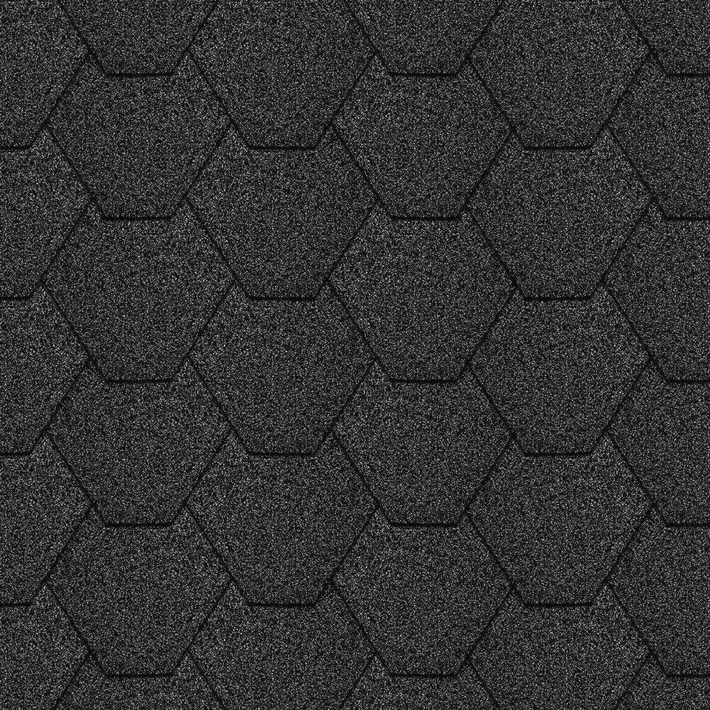 Hexagonal Reinforced Fibreglass Roofing Shingles — Timber DIY