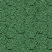 Hexagonal Reinforced Fibreglass Roofing Shingles - Timber DIY - Roofing Materials