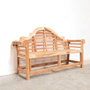 Solid Teak 'Lutyens' Style Garden Bench - Timber DIY - Garden Products